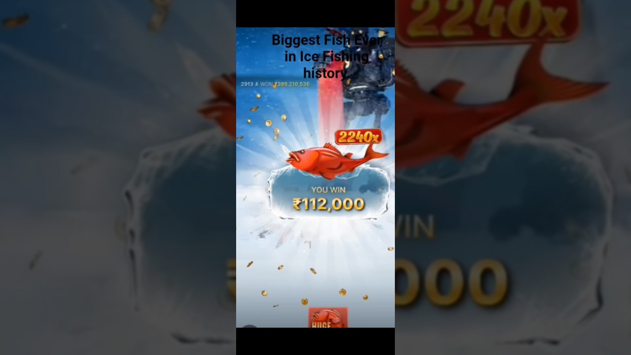 Ice Fishing Evolution| Biggest Catch on Huge Red Bonus Multiplier| 03-01-2026/10:28 PM(2240X) |🫨🤠🤑