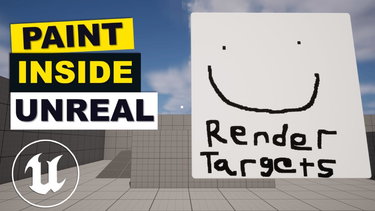 Как создать систему рисования в Unreal Engine (цели рендеринга)