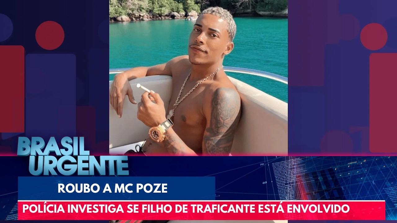 Pol&iacute;cia investiga se filho de traficante est&aacute; envolvido no roubo ao MC Poze