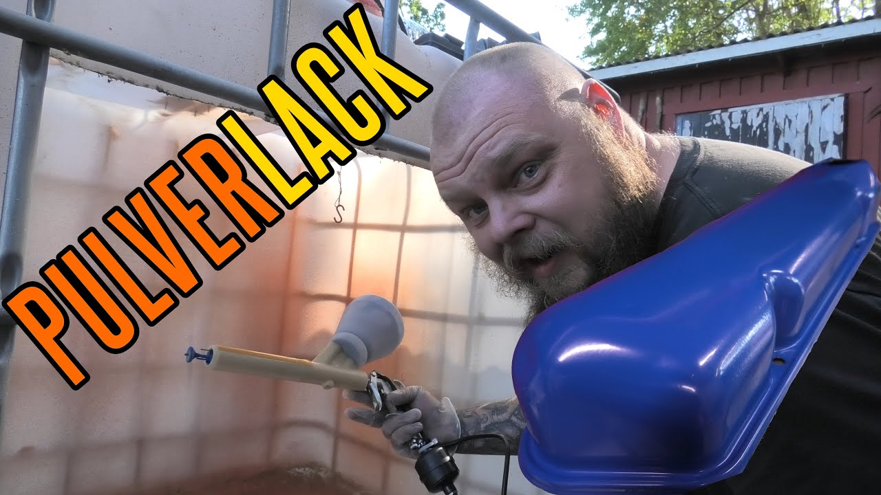 Testar att pulverlacka