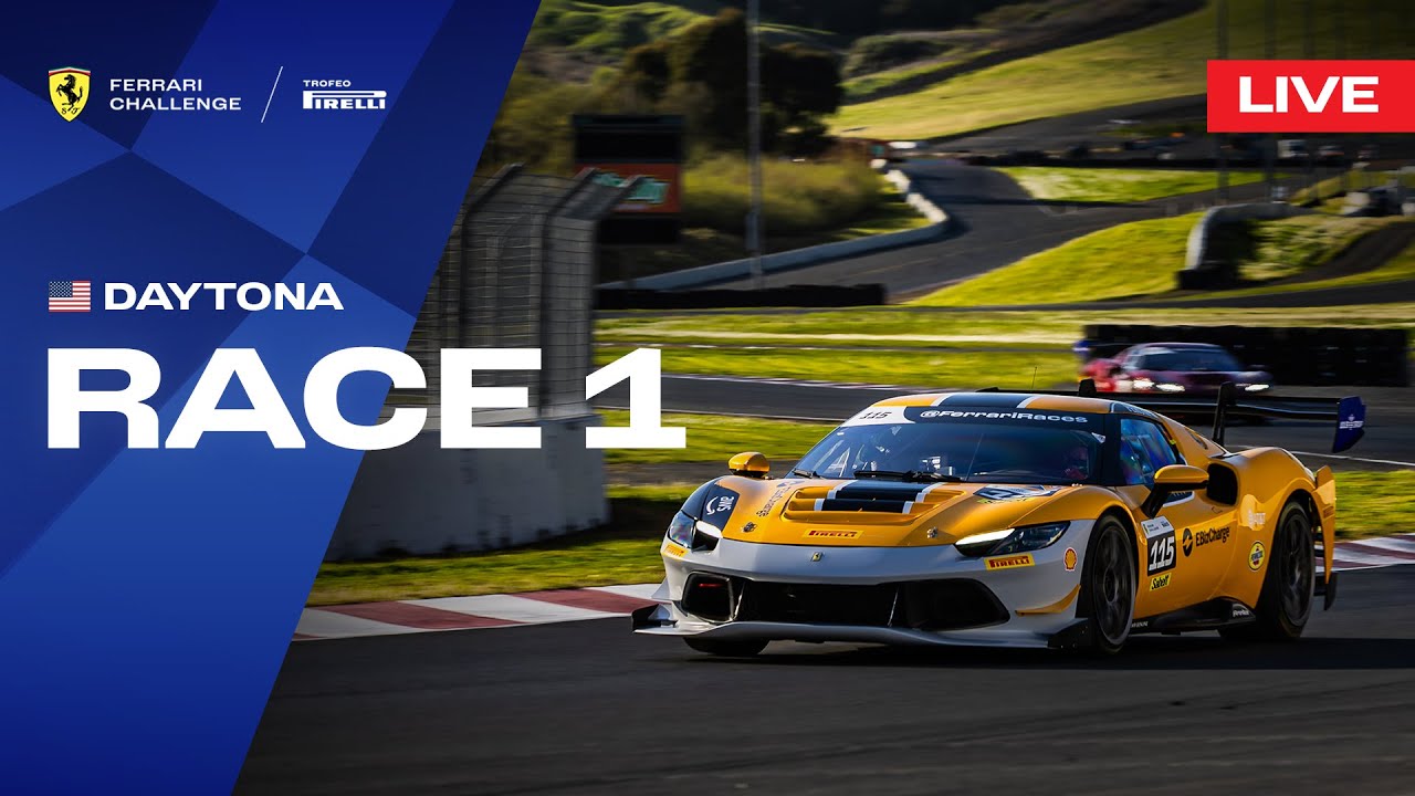 LIVE Ferrari Challenge North America - Daytona, Race 1