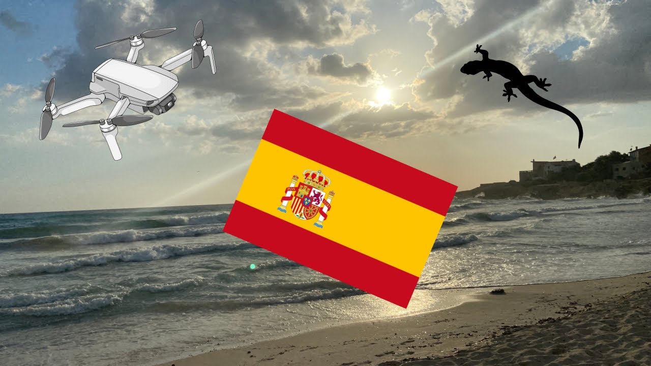 Mallorca filmed from above with a drone (4K)