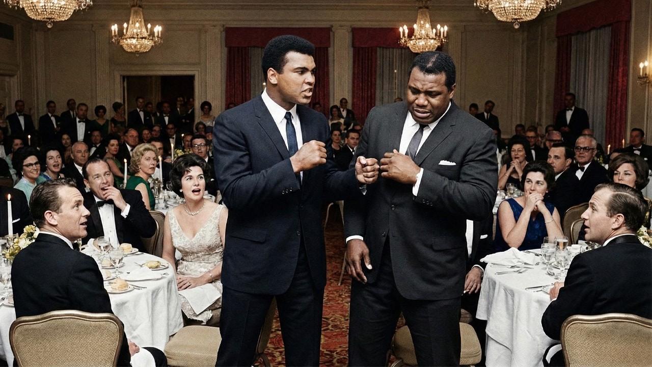 A calm moment, a failed joke, and Muhammad Ali’s silence flipped power and exposed everyone watching