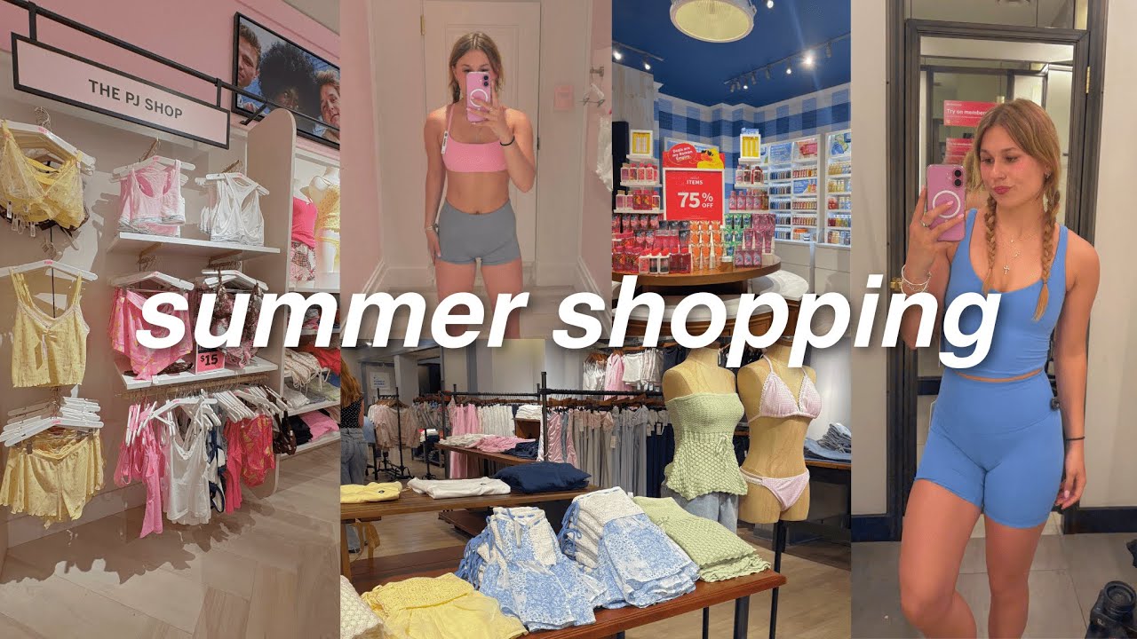 SUMMER SHOPPING VLOG | come to the mall with me & haul!!