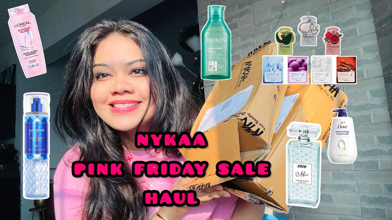 *HUGE* NYKAA PINK FRIDAY SALE HAUL | Bodycare, Skincare and Fragrances
