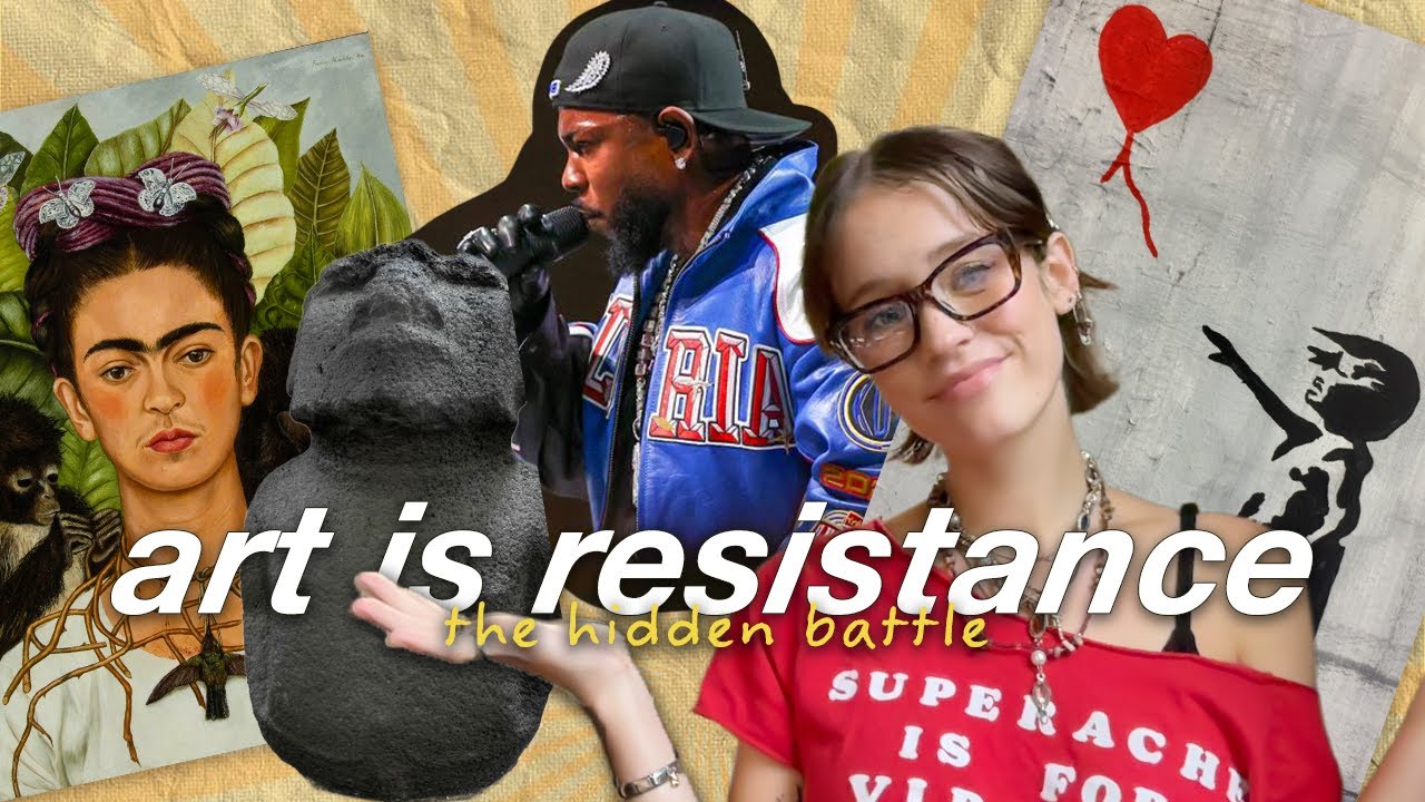 art during war: cultural looting and how artists resist oppression (Kendrick, Banksy, Frida)