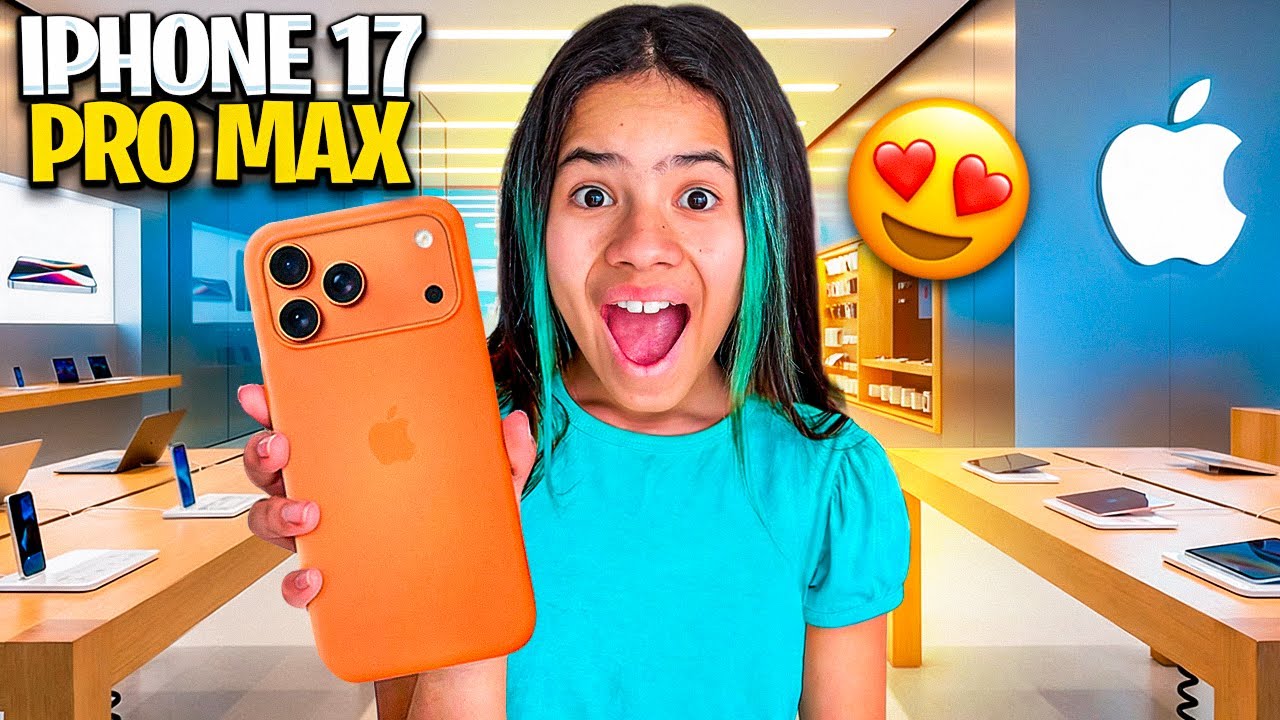 MEU PRIMEIRO IPHONE 17 PRO MAX