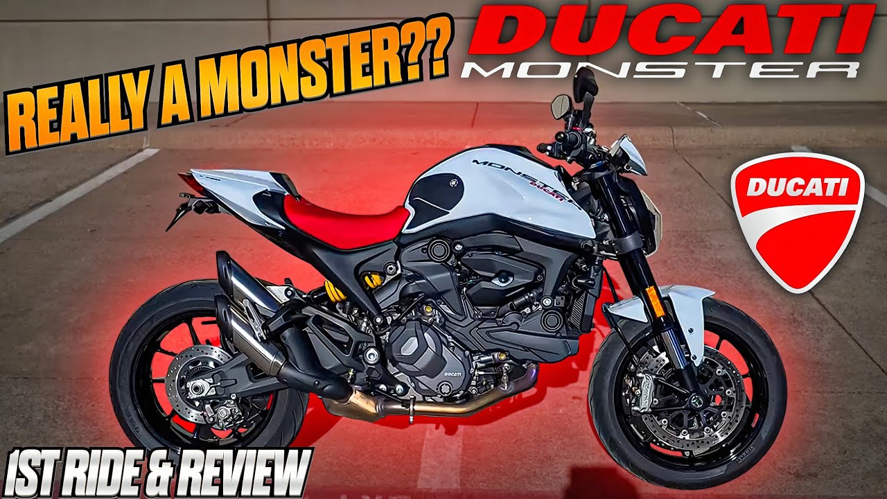 Ducati Monster+ - pierwsza jazda i recenzja | Ten motocykl to dziki POTW&Oacute;R!!