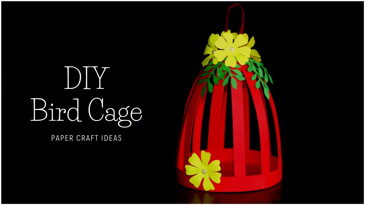 Bird Cage DIY | Paper Craft Ideas | DIY Home Decor | Paper Decorations