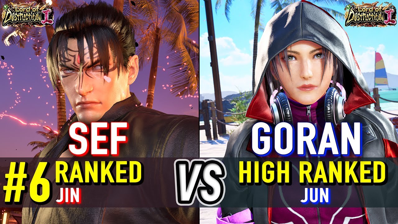 T8 🔥 SEF (#6 Ranked Jin) vs GORAN (Jun) 🔥 Tekken 8 High Level Gameplay