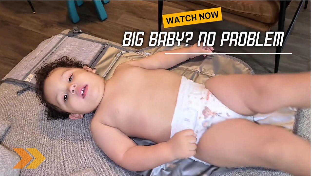 Big baby? No problem 👶✨ | Oversized Portable Changing Pad Review