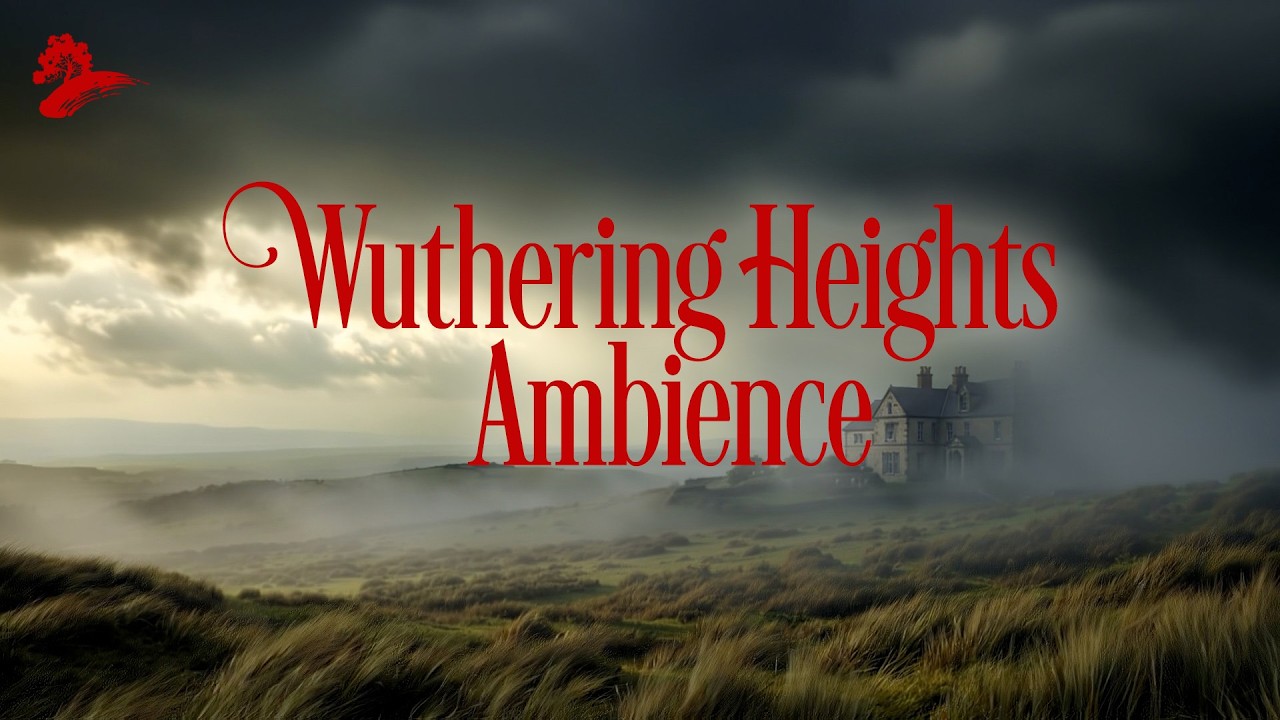 Wuthering Heights Ambience | Dark Academia, Music To Read To, Yorkshire Cliffs 4K