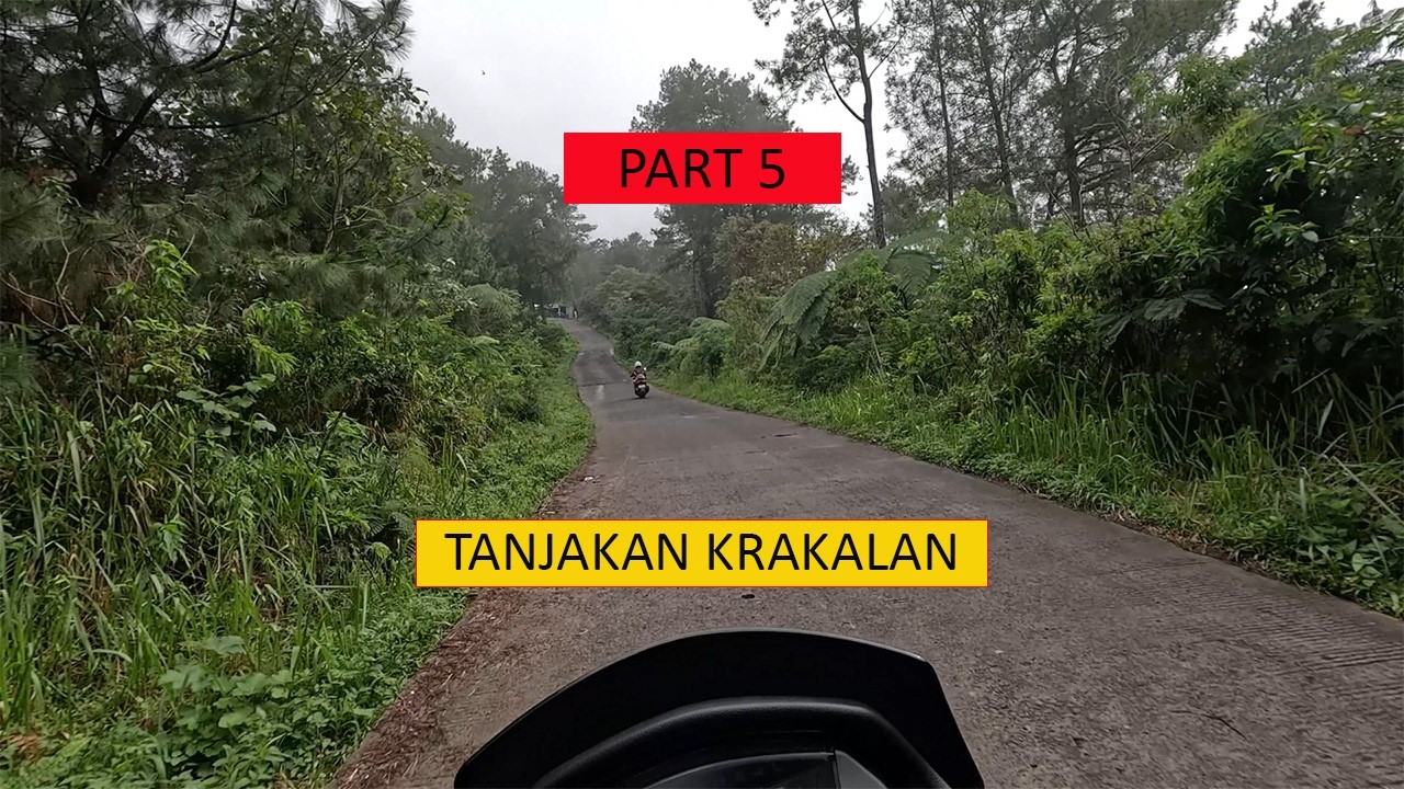 Motoran Purbalingga - Dieng Part 5 ( tanjakan krakalan ) - Finish