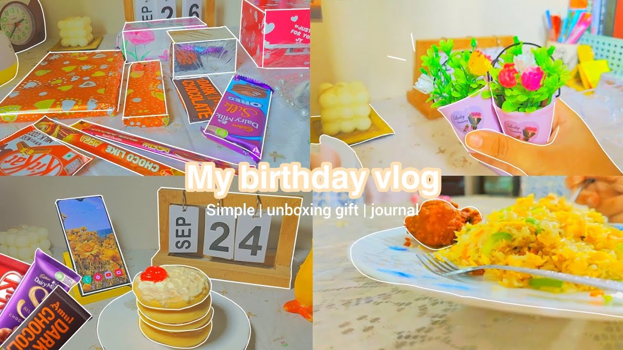 My simple birthday vlog🎂| turning 15 ‘ | journal, unboxing gift* 🎁 | Bangladesh🇧🇩