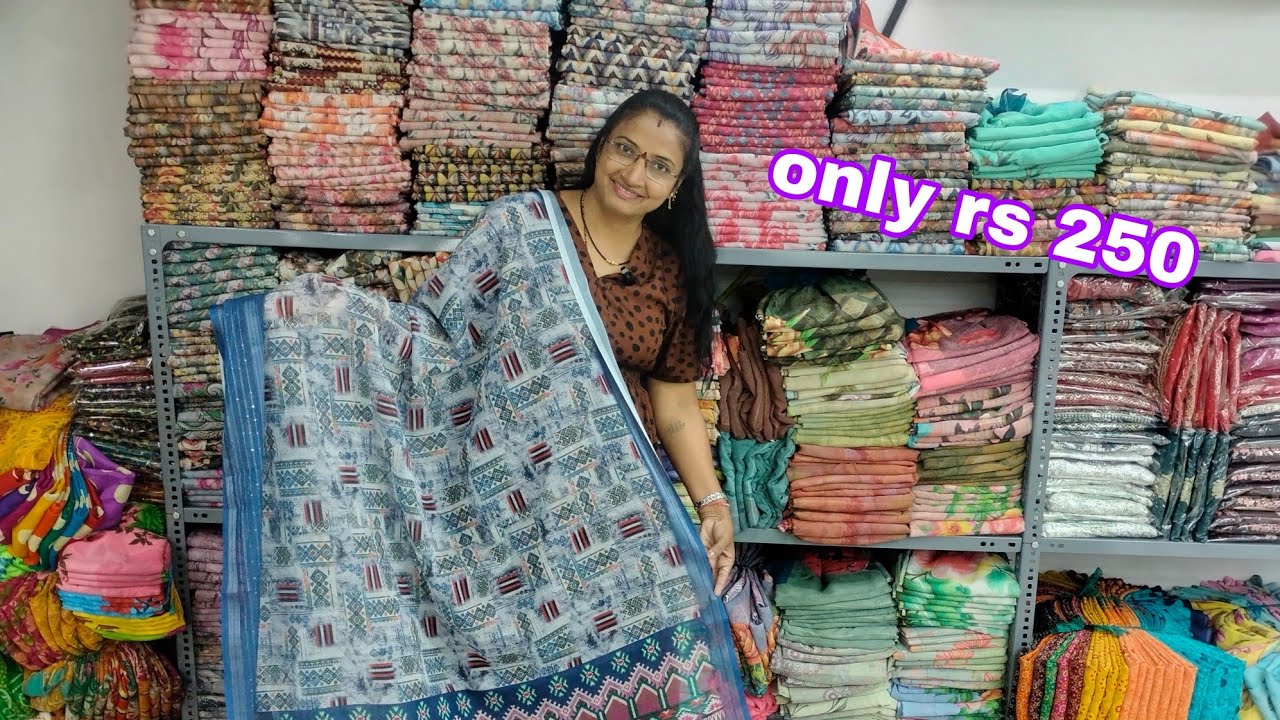 new look fancy lilan cotton sarees in surat manufacturing మన తెలుగు వరి షాప్