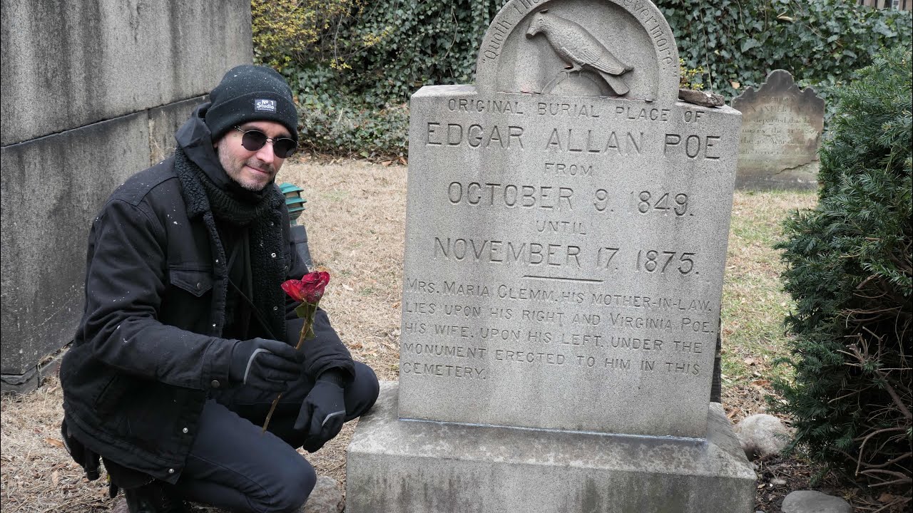 Das Grab von Edgar Allan Poe in Baltimore 🪶