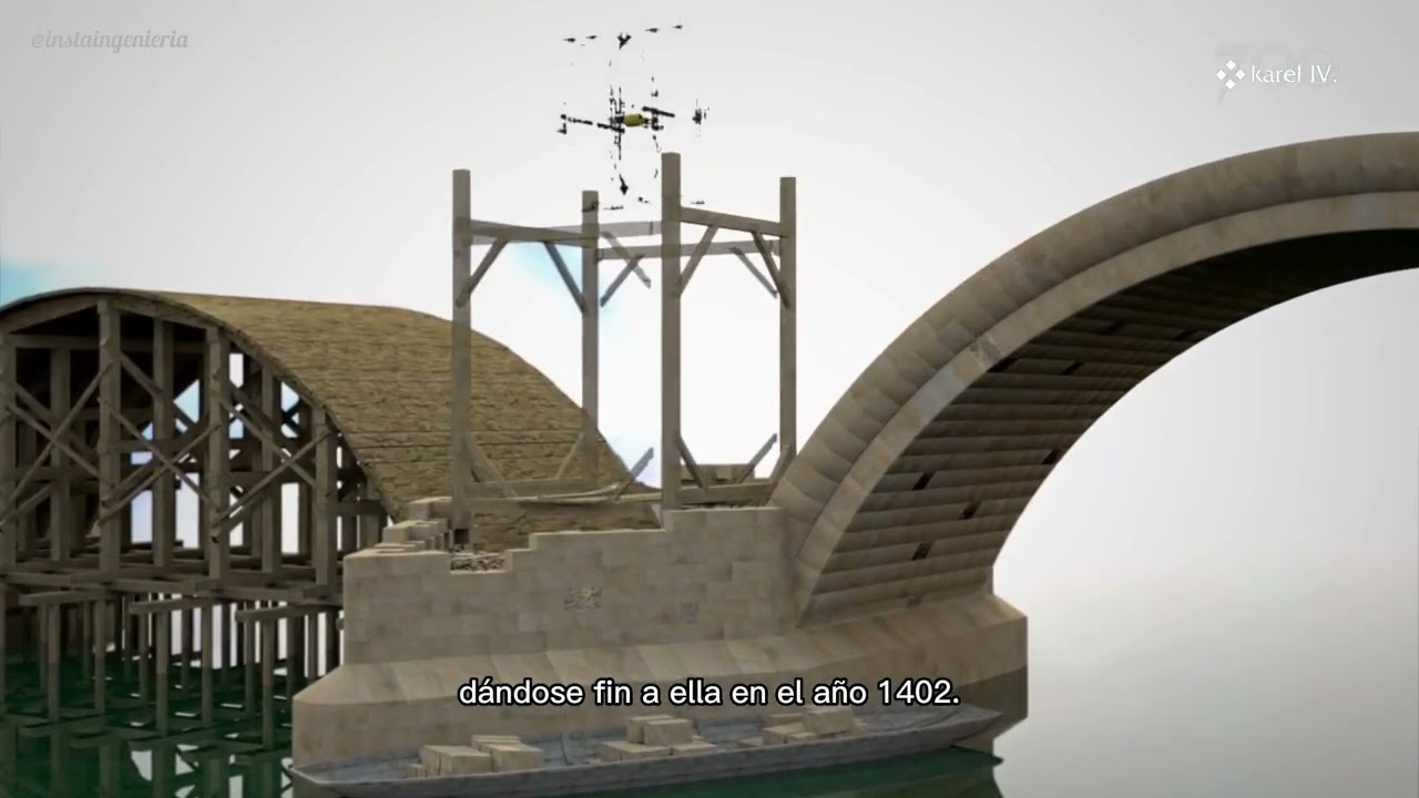 As&iacute; se constru&iacute;an los puentes en la Edad Media