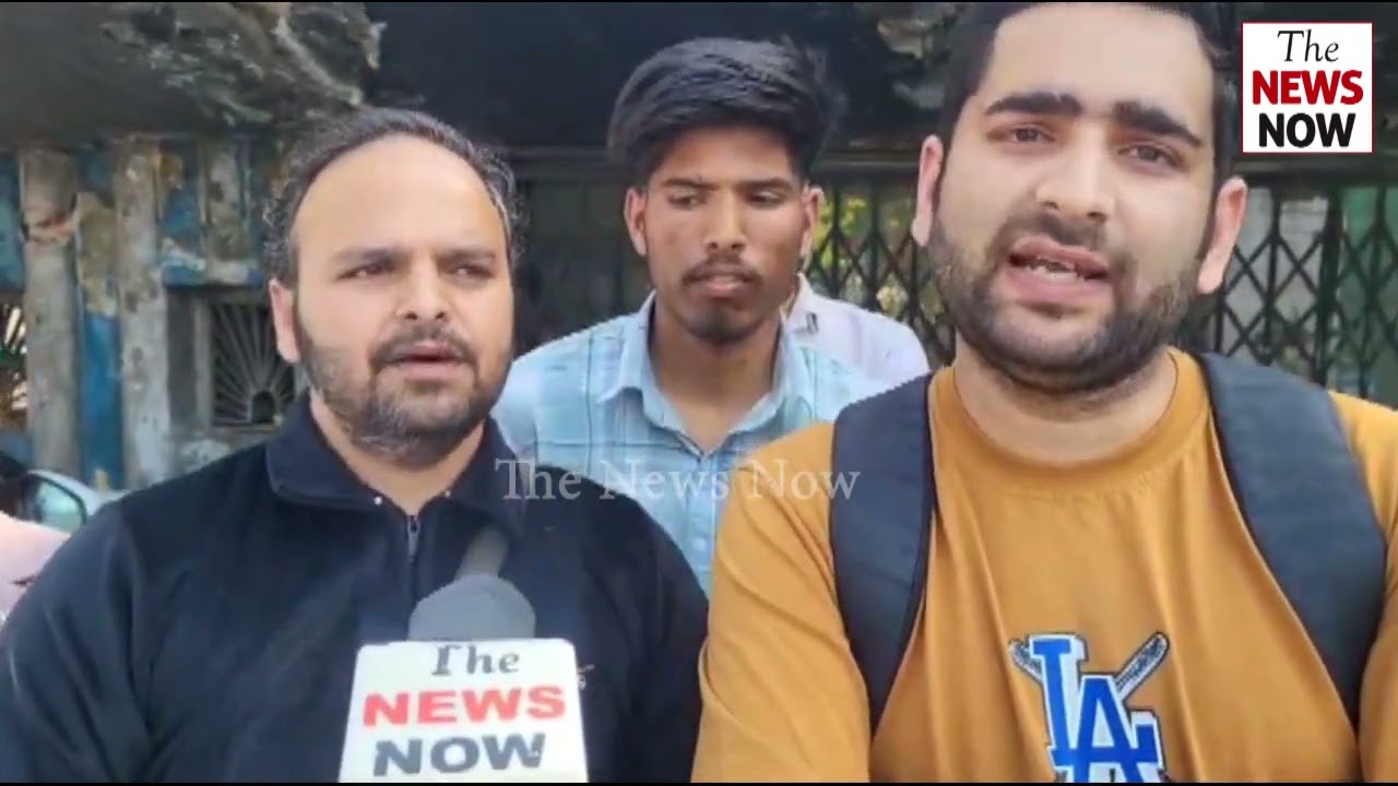 Students held protest against JKSSB