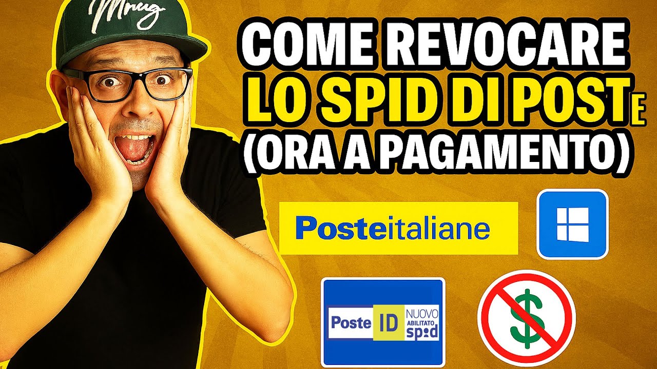 Come REVOCARE LO SPID di POSTE diventato A PAGAMENTO ⚠️🚨