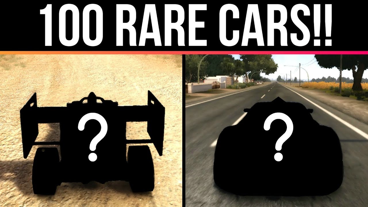 100 RARE CARS Found In Racing Games!!!
