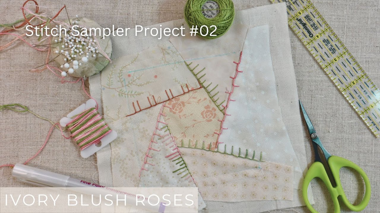 6 simple variations of Buttonhole Stitch for embroidery or crazy quilting!