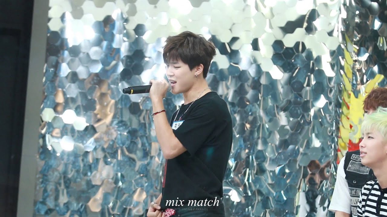 141023 M countdown Begins 지민 개인기 - 눈, 코, 입