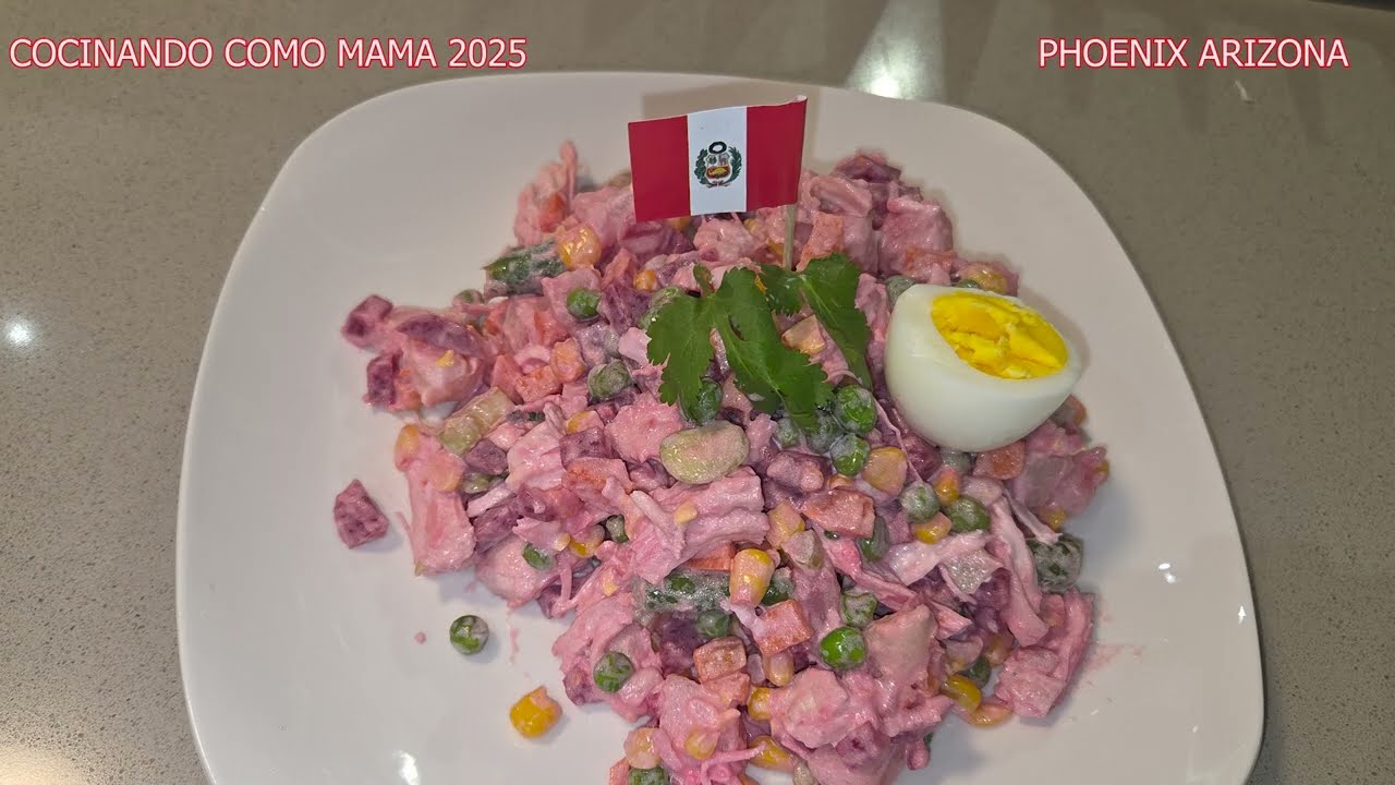ASI HAGO ENSALADA RUSA LA ORIGINAL // COMIDA PERUANA // CAMIDA ECONOMICA