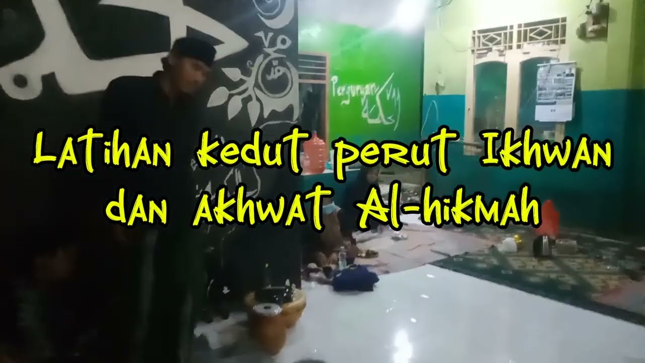 LATIHAN KEKERASAN PERUT IKHWAN AKHWAT AL-HIKMAH | MALAM JUM'AT KLIWON