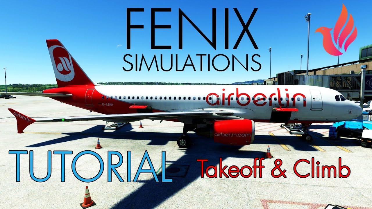 Fenix A320 Tutorial: Komplettflug von Zürich nach Leipzig - Teil 3: Takeoff und Steigflug