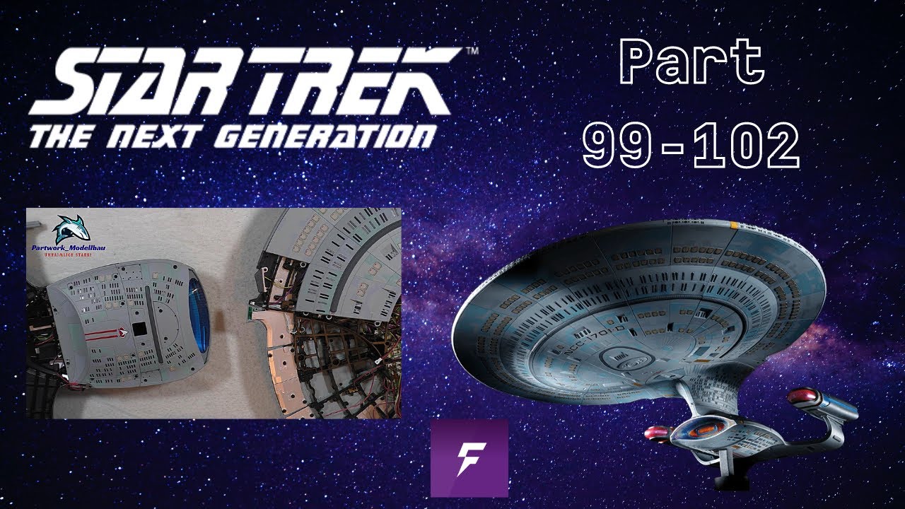 Fanhome Star Trek U.S.S. Enterprise Part 99 - 102 - Rahmenteil, Panels und Test der Kampfsektion!