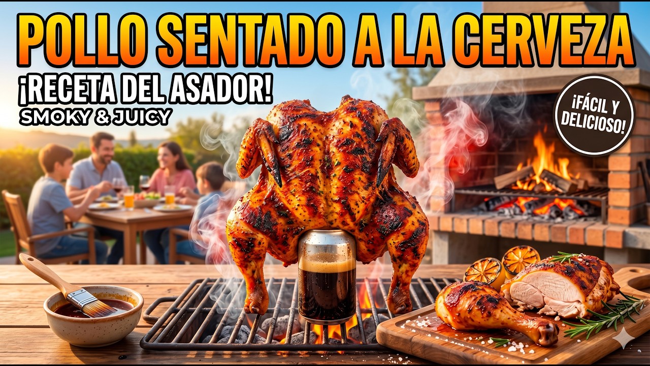 Receta de pollo violado | pollo sentado | pollo a la cerveza