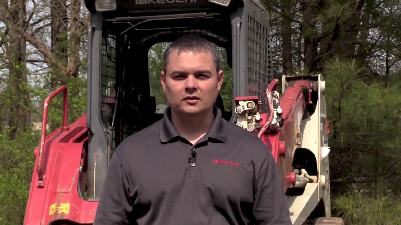 Очистка Takeuchi TL8, TL10 и TL12