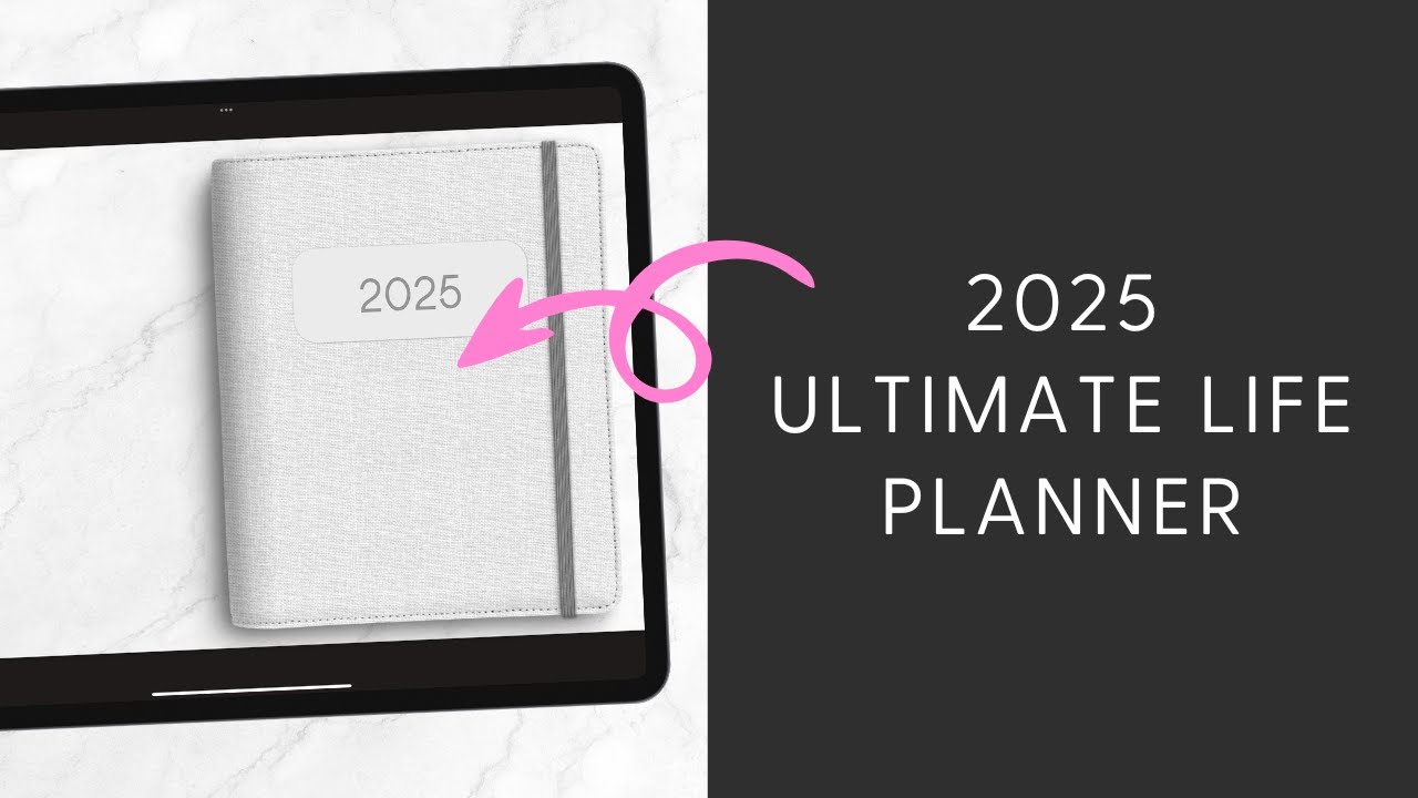 2025 ULTIMATE LIFE DIGITAL PLANNER Универсальный планировщик с датой на октябрь 2024 г. — декабрь...
