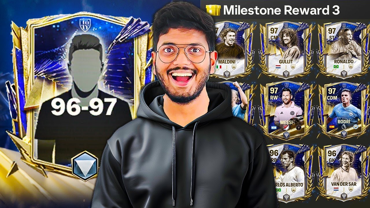 Бесплатный набор 92-97 (UTOTY Milestone Pack) в FC MOBILE!