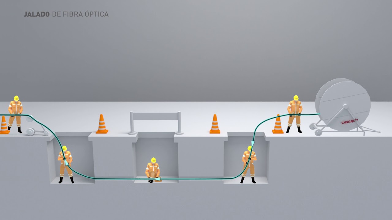 Soplado de fibra óptica, también conocido como fiber blowing o fiber jetting