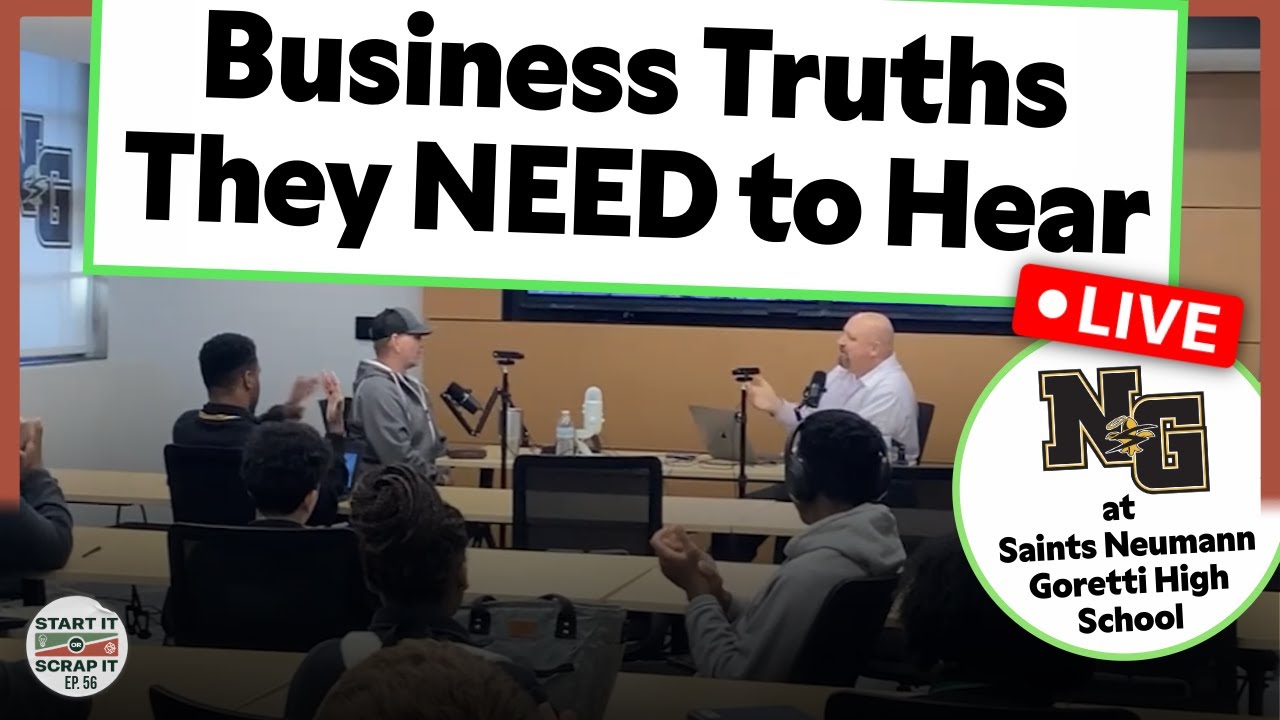 Business Truths Students NEED to Hear (LIVE at Neumann Goretti High School!)
