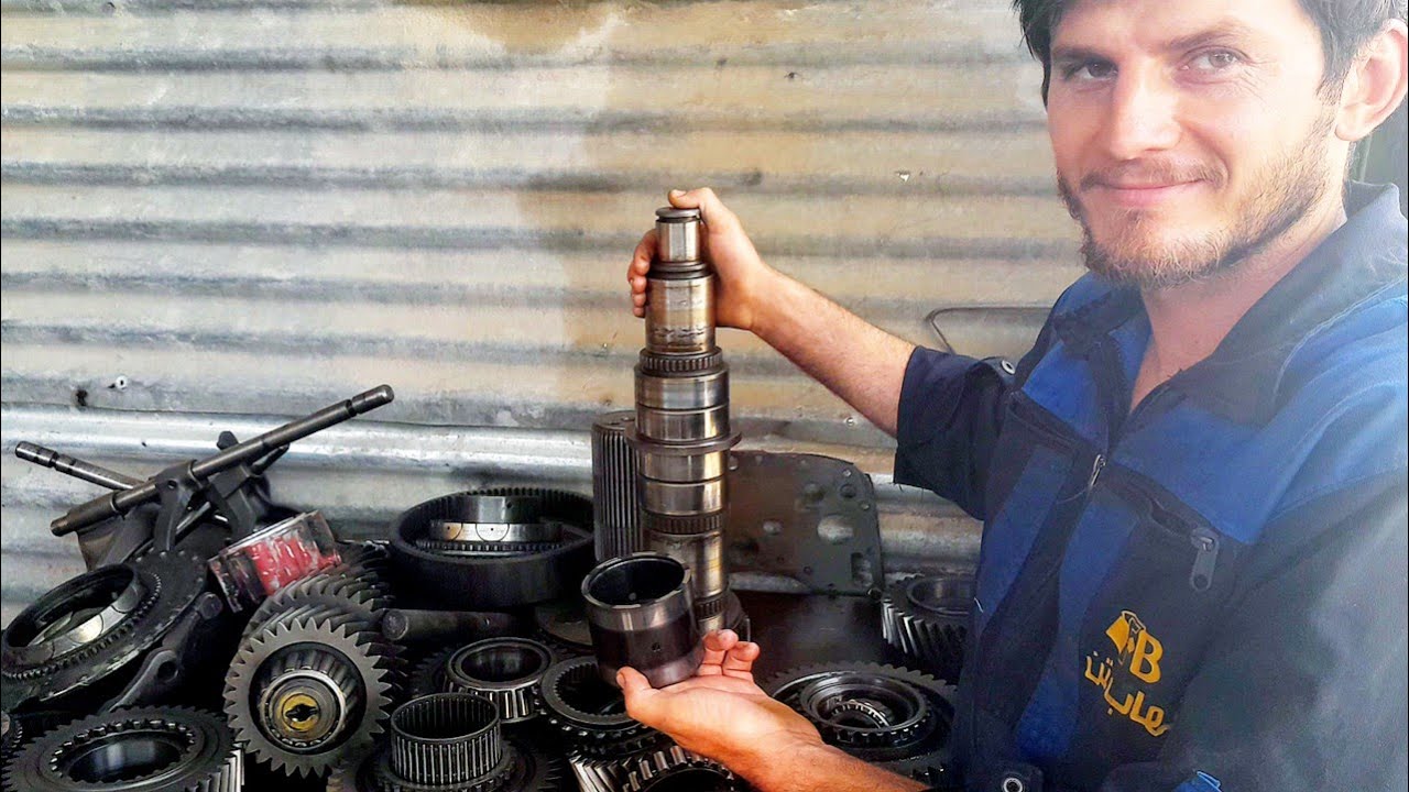 مونتاژ  راحت رول برینگ، بلبرینگ، و... روی شفت گیربکسZF. gearbox