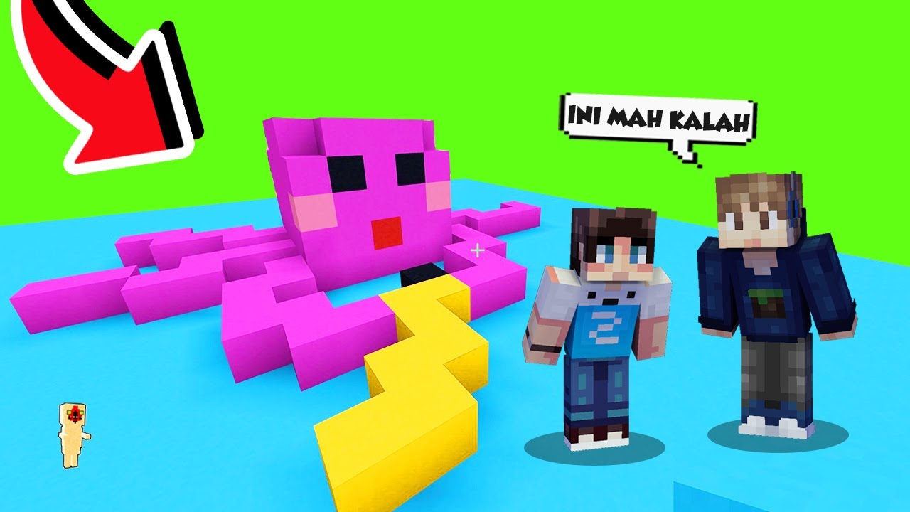 KITA KALAHIN BOCIL BOCIL DI BUILD BATTLE MINECRAFT SERVER