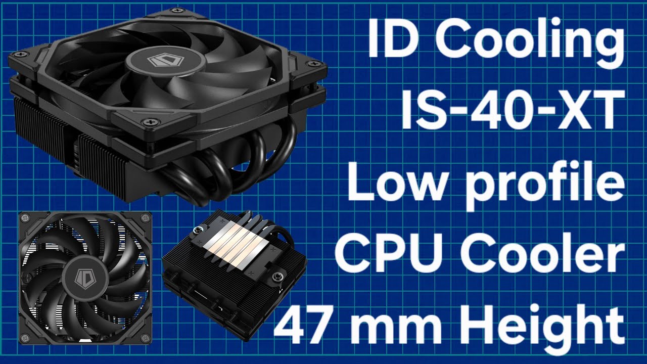 Installing ID Cooling IS-40-XT Black Low Profile CPU Cooler #idcooling #cpucooler #lowprofile