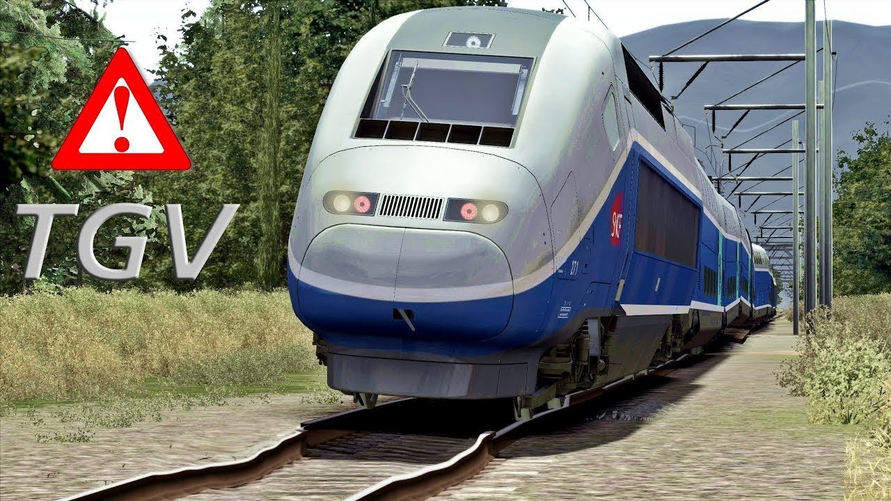 TGV TRAIN FOR THE WORST TRACKS 🚄👈