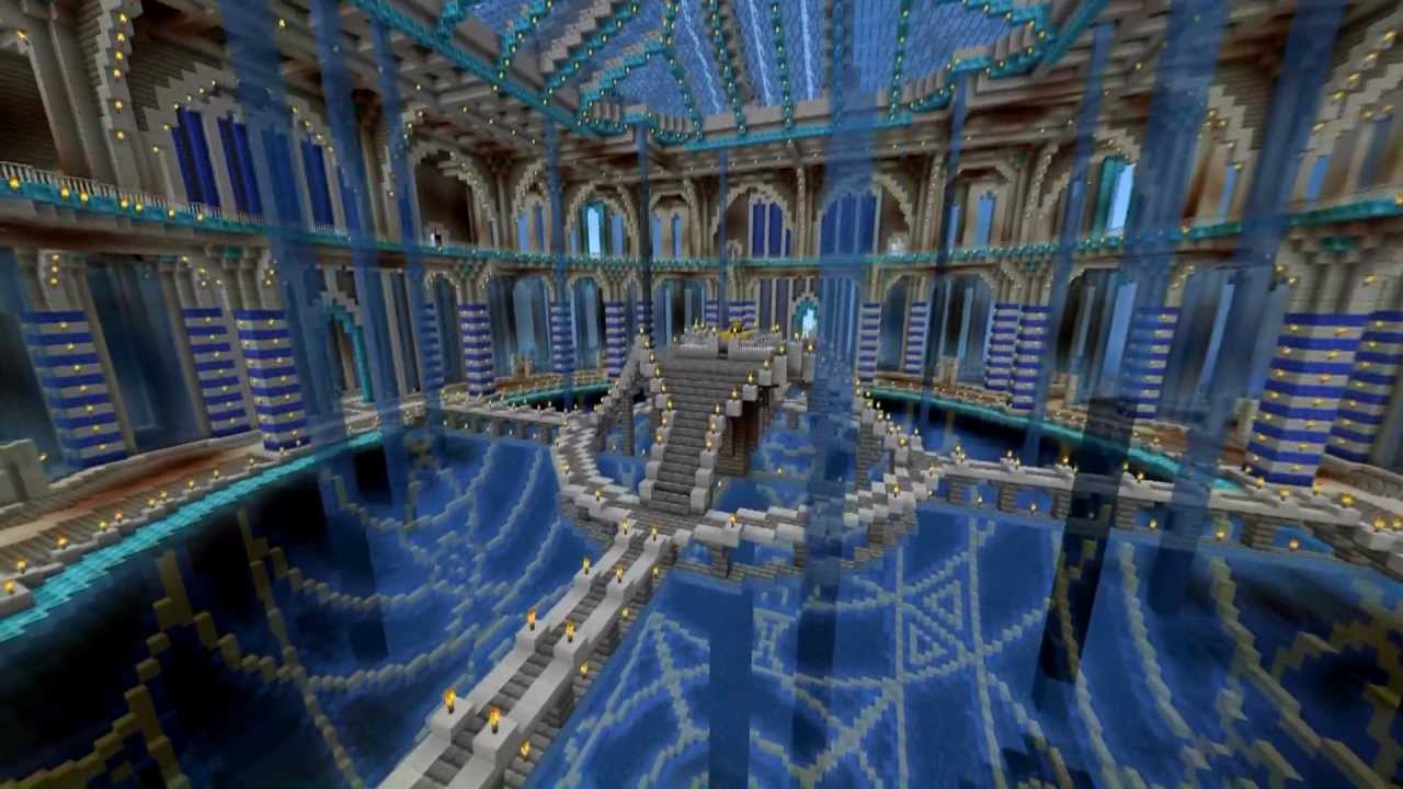 Minecraft - Water Temple: Timelapse and Cinematic!