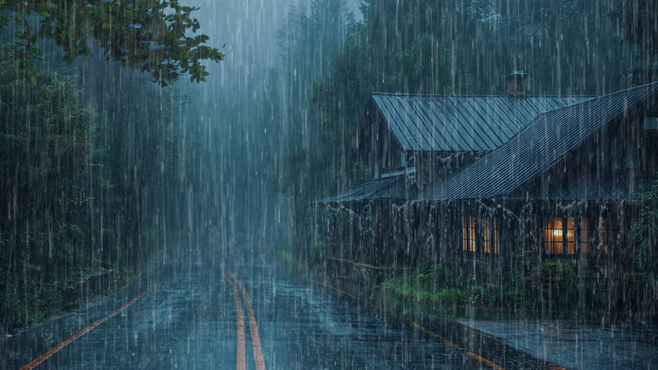 Rain Sounds for Sleeping – Storm Sounds to Beat Insomnia with Rain & Thunder All Night