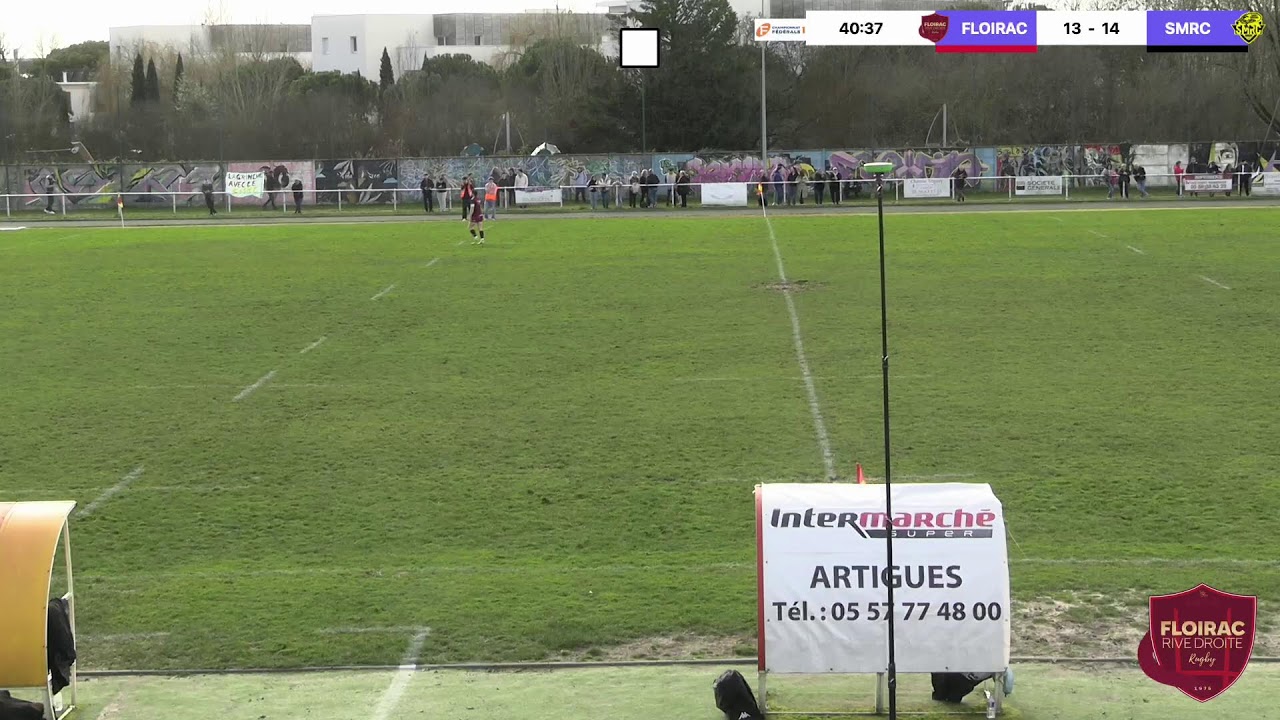 DERBY DE LA GARONNE - Journée 16 - Fédérale 1
FLOIRAC VS SMRC