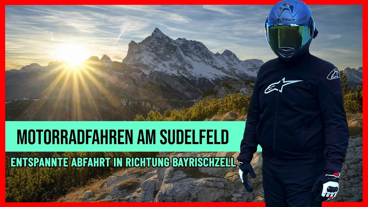 Motorradfahren am Sudelfeld - Abfahrt in Richtung Bayrischzell