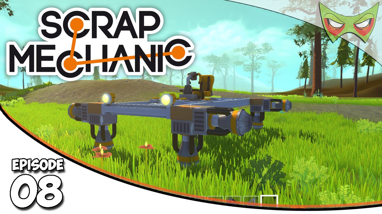 Scrap Mechanic Gameplay - Ep. 08 - Flying Platform! - Lets Play