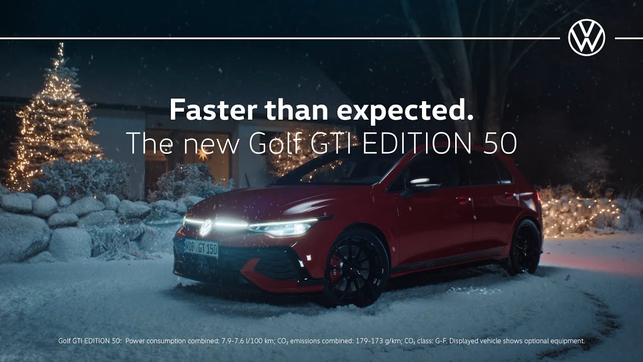 Faster than expected. The new Golf GTI EDITION 50.
