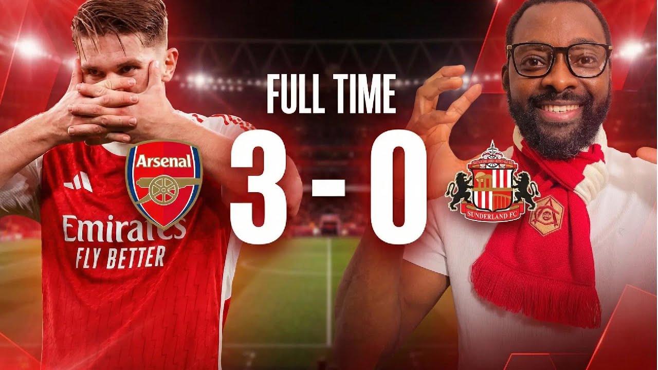 KEEP BELIEVING!!! ARSENAL 3 : 0 SUNDERLAND! MATCH REACTION