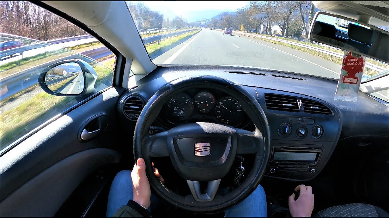 🔥 Seat Leon mk2 1.6 TDi 105 Ecomotive 2011 POV Drive HD 4K - سيات ليون