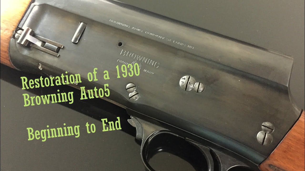 Реставрация Browning Auto 5 1930 года: от начала до конца