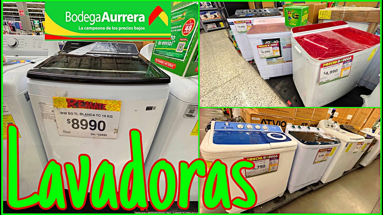 ‼️LAVADORAS EN BODEGA AURRER&Aacute; 🤑💚 DESCUENTOS 😱‼️